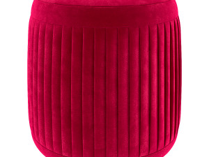 blooming ville pleat pouf Modèle 3D