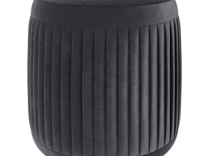 blooming ville pleat pouf Modèle 3D