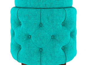 couch furniture stool ottoman box 3D Model