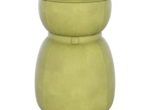 pouf in pelle lepli Modello 3D