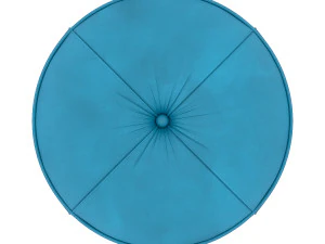 lepli leather pouf 3D Model