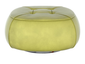 lepli leather pouf 3Dモデル