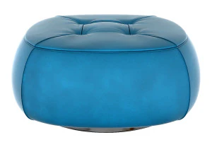 lepli leather pouf 3D Model