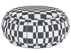 malibu pouf arcit 3D 모델