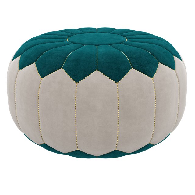 moroccan-denim-leather-pouf 3D मॉडल .c4d .max .obj .3ds .fbx .stl .blend 