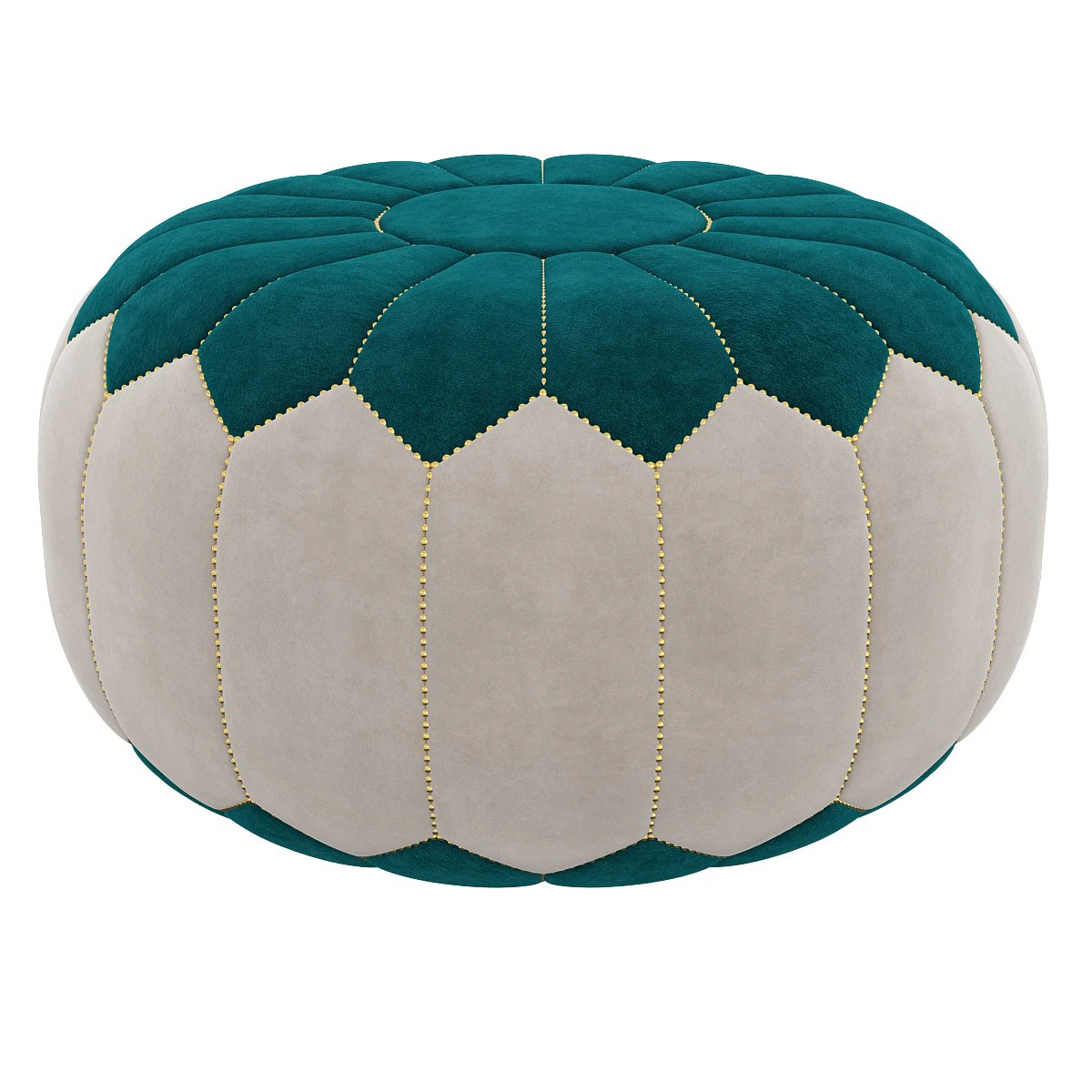 moroccan-denim-leather-pouf 3D Model .c4d .max .obj .3ds .fbx .stl .blend
