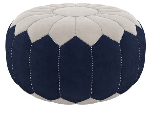 moroccan-denim-leather-pouf 3D मॉडल