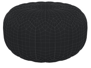 moroccan-denim-leather-pouf 3D मॉडल
