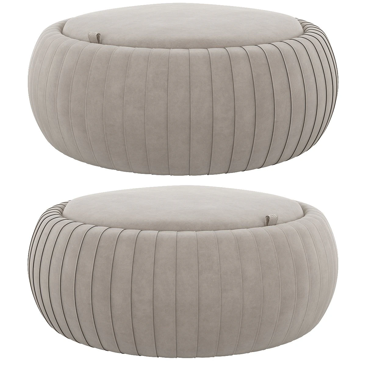 storage pouf tonin casa 3D Model .c4d .max .obj .3ds .fbx .stl .blend