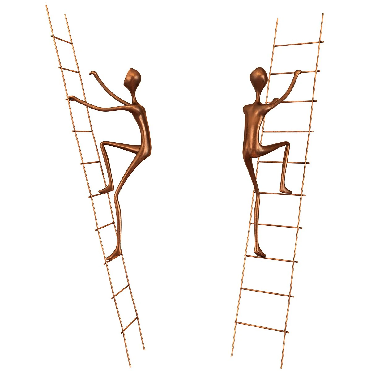 walker abstract sculpture 3D Model .c4d .max .obj .3ds .fbx .stl .blend