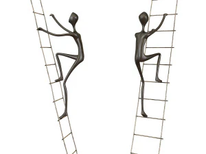 walker abstract sculpture 3D Model