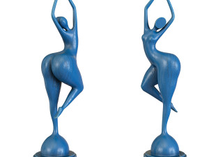 female-sculpture-abstract Modelo 3D