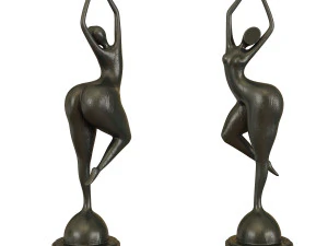female-sculpture-abstract 3D Model