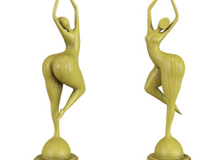 female-sculpture-abstract Modelo 3D
