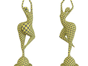 female-sculpture-abstract 3D Model