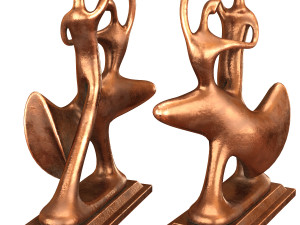 abstract-dancer-sculpture Model 3D
