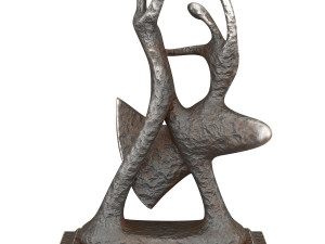 abstract-dancer-sculpture Model 3D