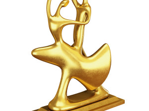 abstract-dancer-sculpture Model 3D