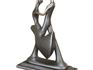 abstract-dancer-sculpture Model 3D