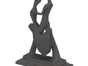 abstract-dancer-sculpture Model 3D