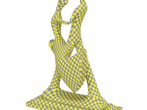 abstract-dancer-sculpture Model 3D