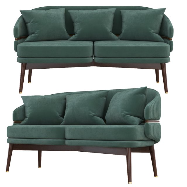 billy sofa 3D 模型 .c4d .max .obj .3ds .fbx .stl .blend