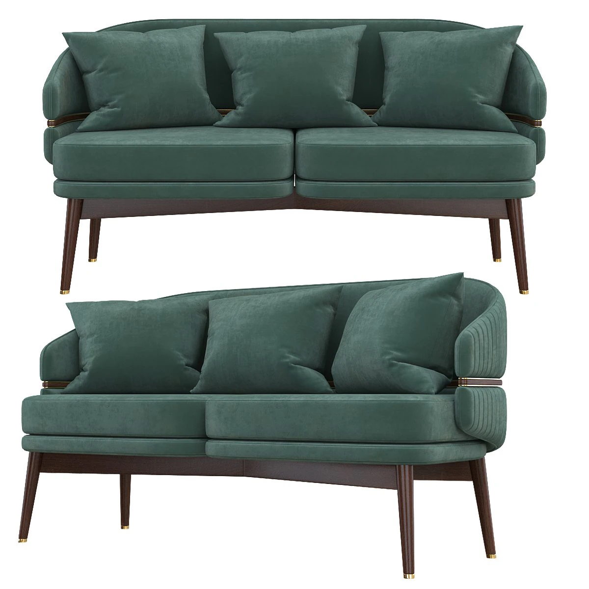 billy sofa 3D Model .c4d .max .obj .3ds .fbx .stl .blend