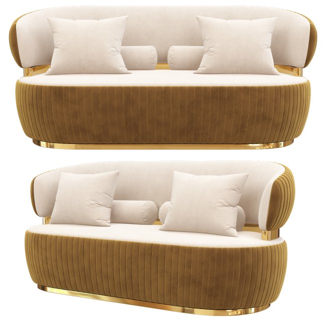 bon ton capital collection sofa 3D Модель .c4d .max .obj .3ds .fbx .stl .blend 