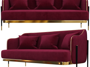 capital-collection-oxford-sofa 3D Модель