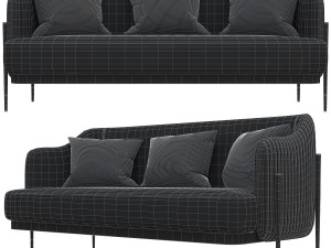 capital-collection-oxford-sofa 3D Модель