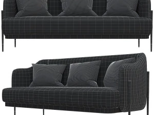 capital-collection-oxford-sofa 3D Model