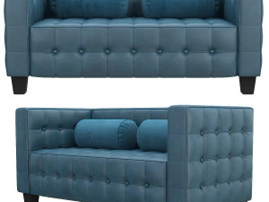 Sillon Kubus de Lilly Reich Josef Hoffmann 3D Model