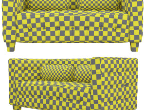 el sillon kubus de lilly reich josef hoffmann 3D Модель