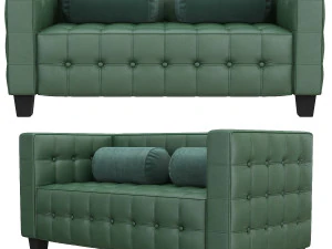 el sillon kubus de lilly reich josef hoffmann 3D Model