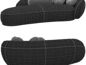 leon baxter sofa 3D Model