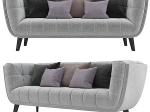 modway bestow upholstered fabric sofa 3D Model