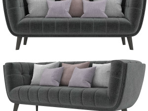 modway bestow upholstered fabric sofa 3D Модель