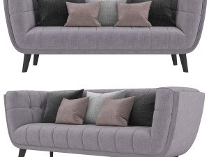 modway bestow upholstered fabric sofa 3D Модель