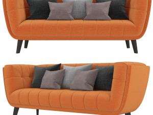 modway bestow upholstered fabric sofa 3D Модель