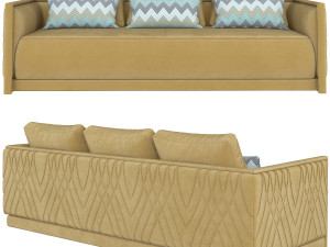 smania miami sofa Modèle 3D