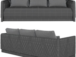 smania miami sofa Modèle 3D