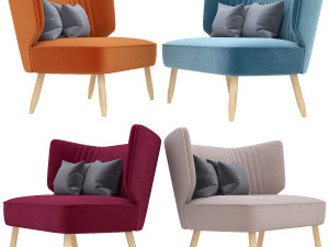 swoon duke two-seater sofa 3D Model
