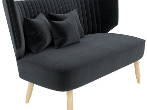 swoon duke two-seater sofa Model 3D