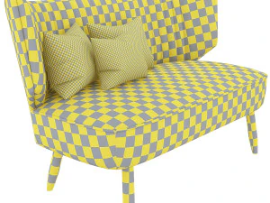 swoon duke two-seater sofa 3D Model