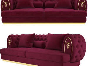visionnaire oberon sofa Model 3D