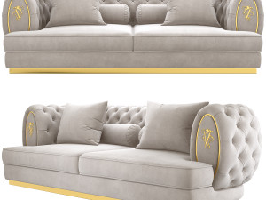 visionnaire oberon sofa Model 3D
