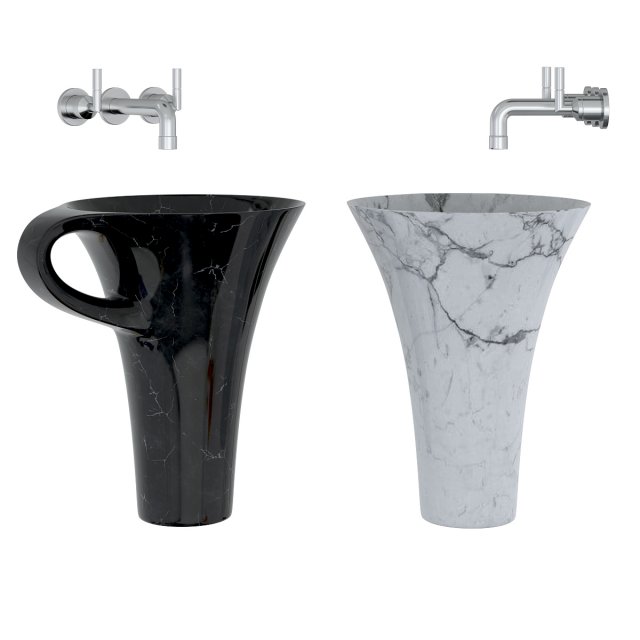 washbasin Modelo 3D .c4d .max .obj .3ds .fbx .stl .blend 