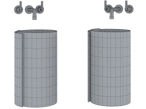 洗面台 3Dモデル