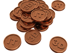 coin Modèle 3D
