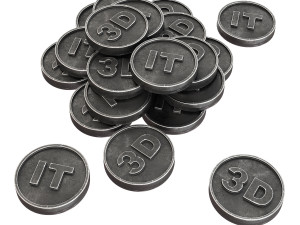 coin Modèle 3D
